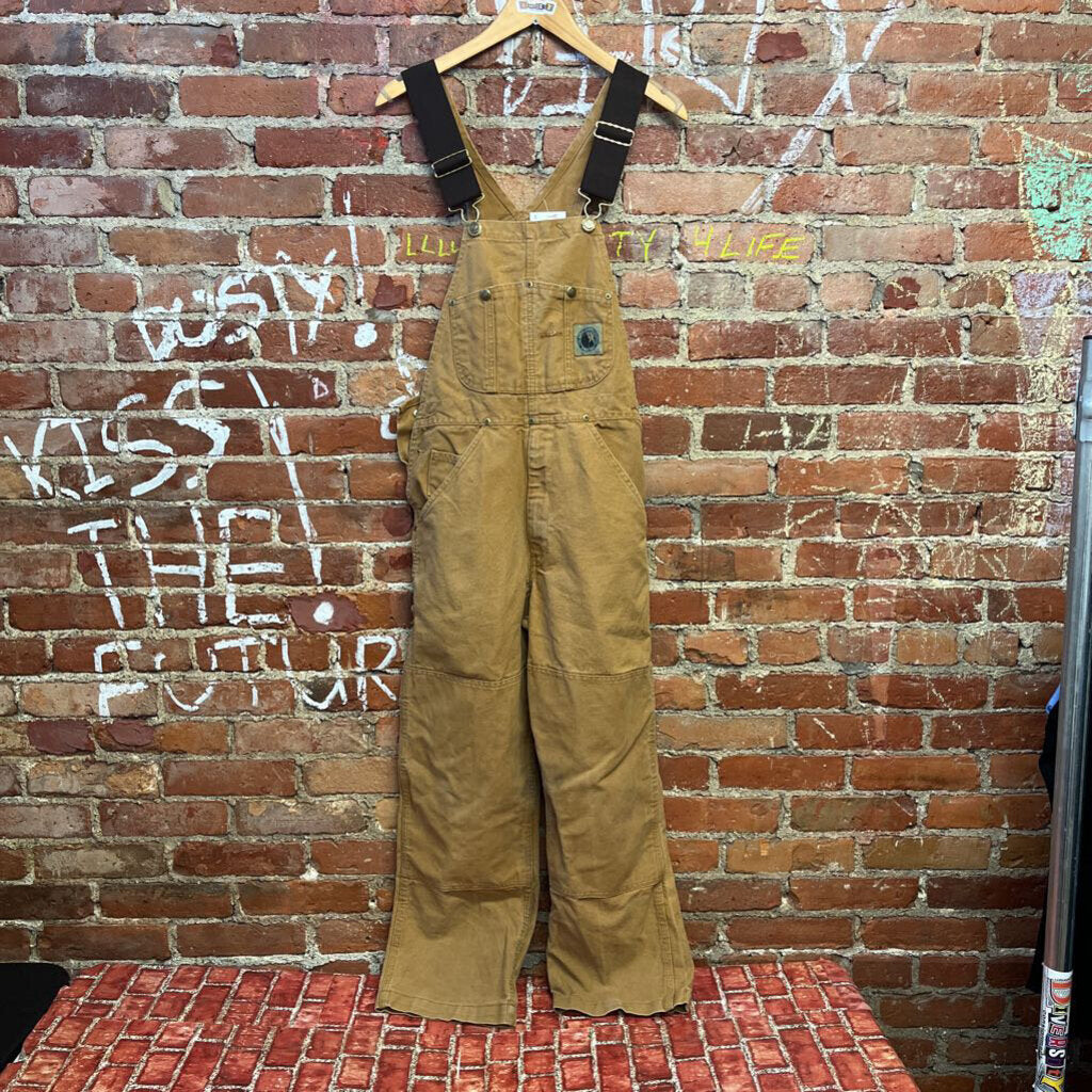 The Berne Apparel Overalls Size 30 Brown