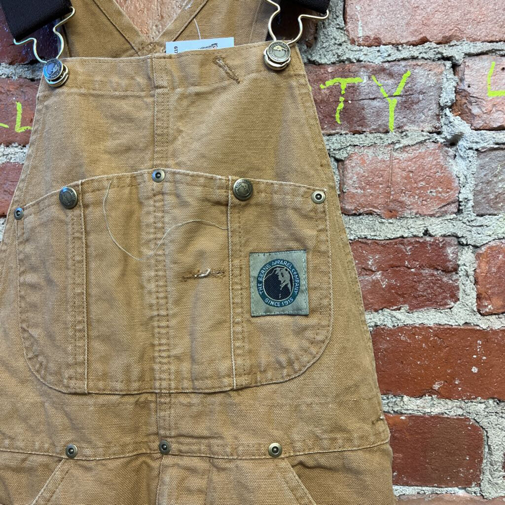 The Berne Apparel Overalls Size 30 Brown