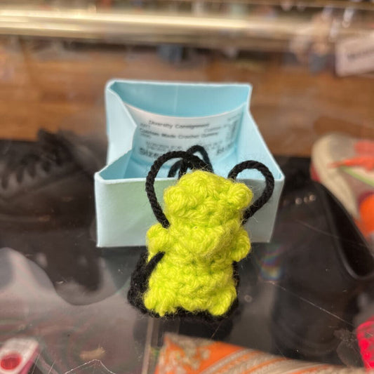 Custom Made Crochet Gummy Bear Lime Green