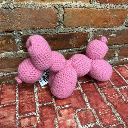 Custom Made Balloon Dog / Scarf Pink