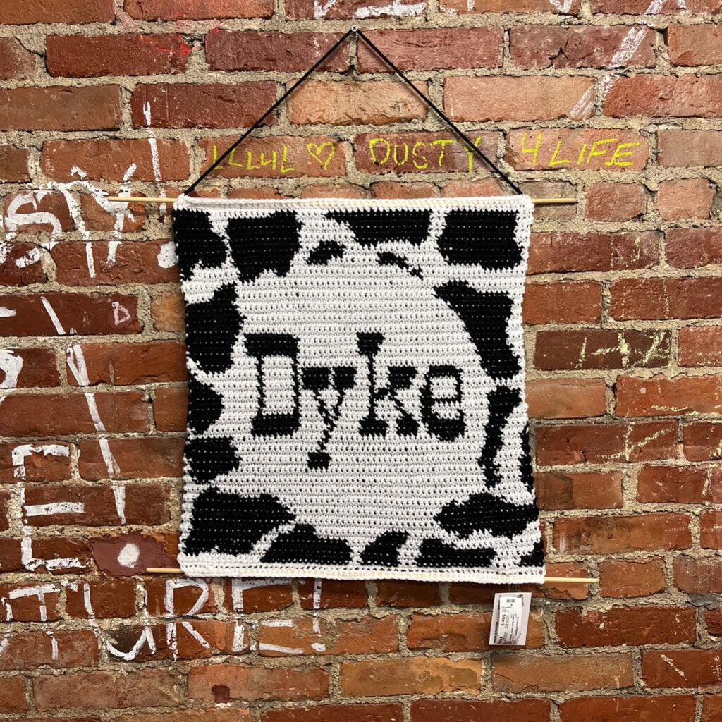 Custom Made Crochet Tapestry "Dyke"