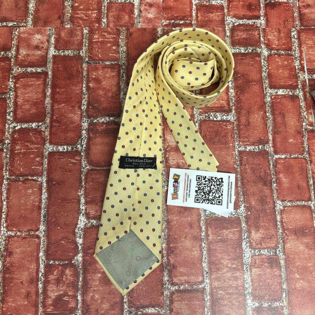 Vintage Christian Dior Polka Dot Tie