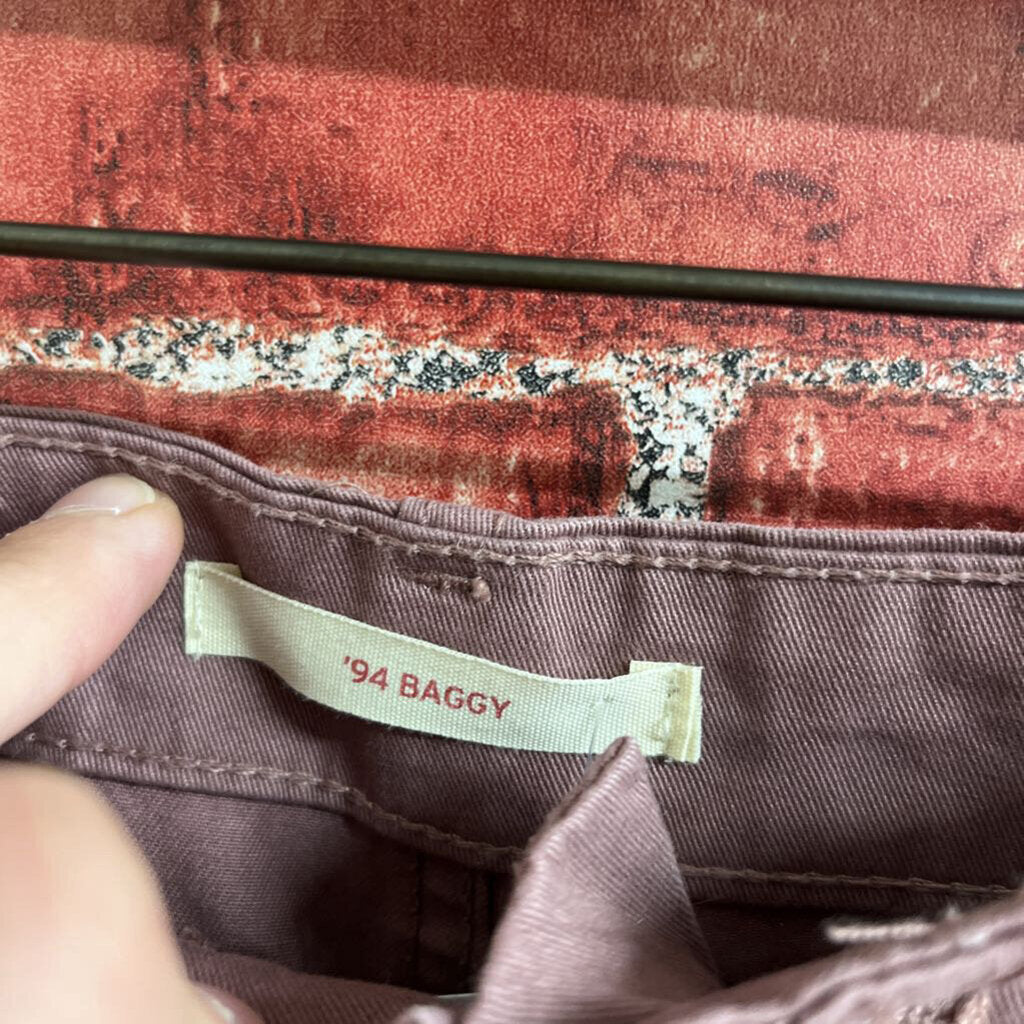 Levis '94 Baggy Cargo Pants Maroon Size 29