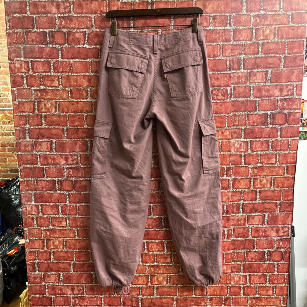 Levis '94 Baggy Cargo Pants Maroon Size 29