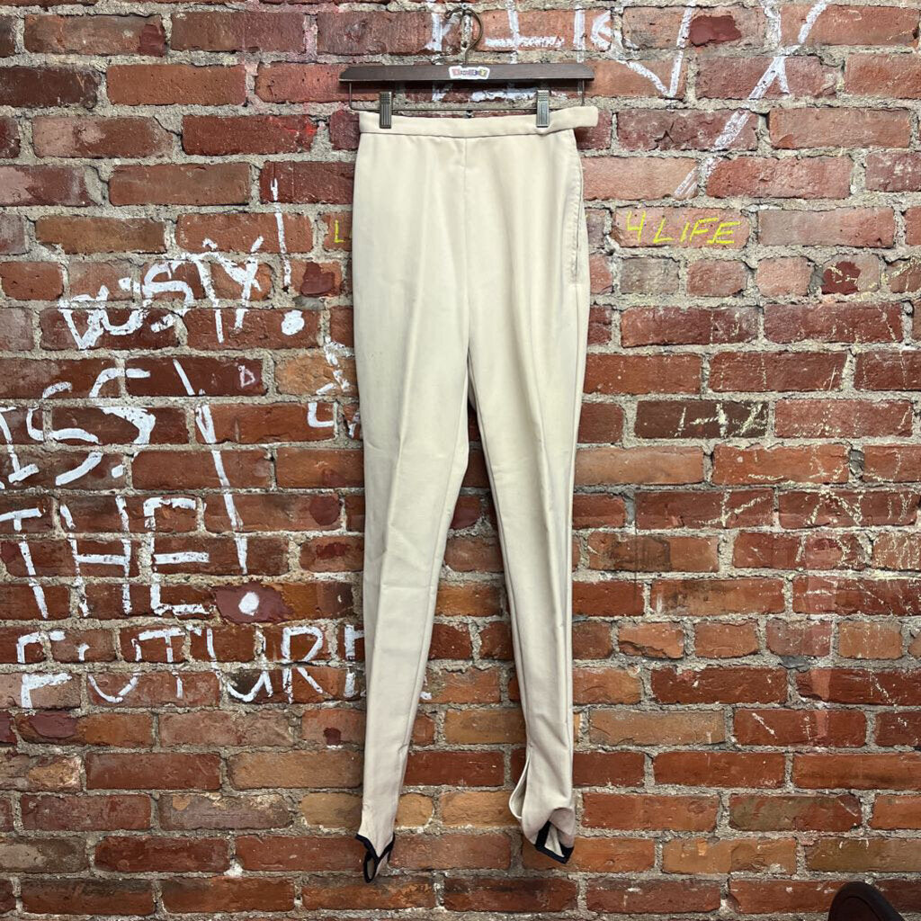 Vintage White Stag Leotard Pants Beige Size XS