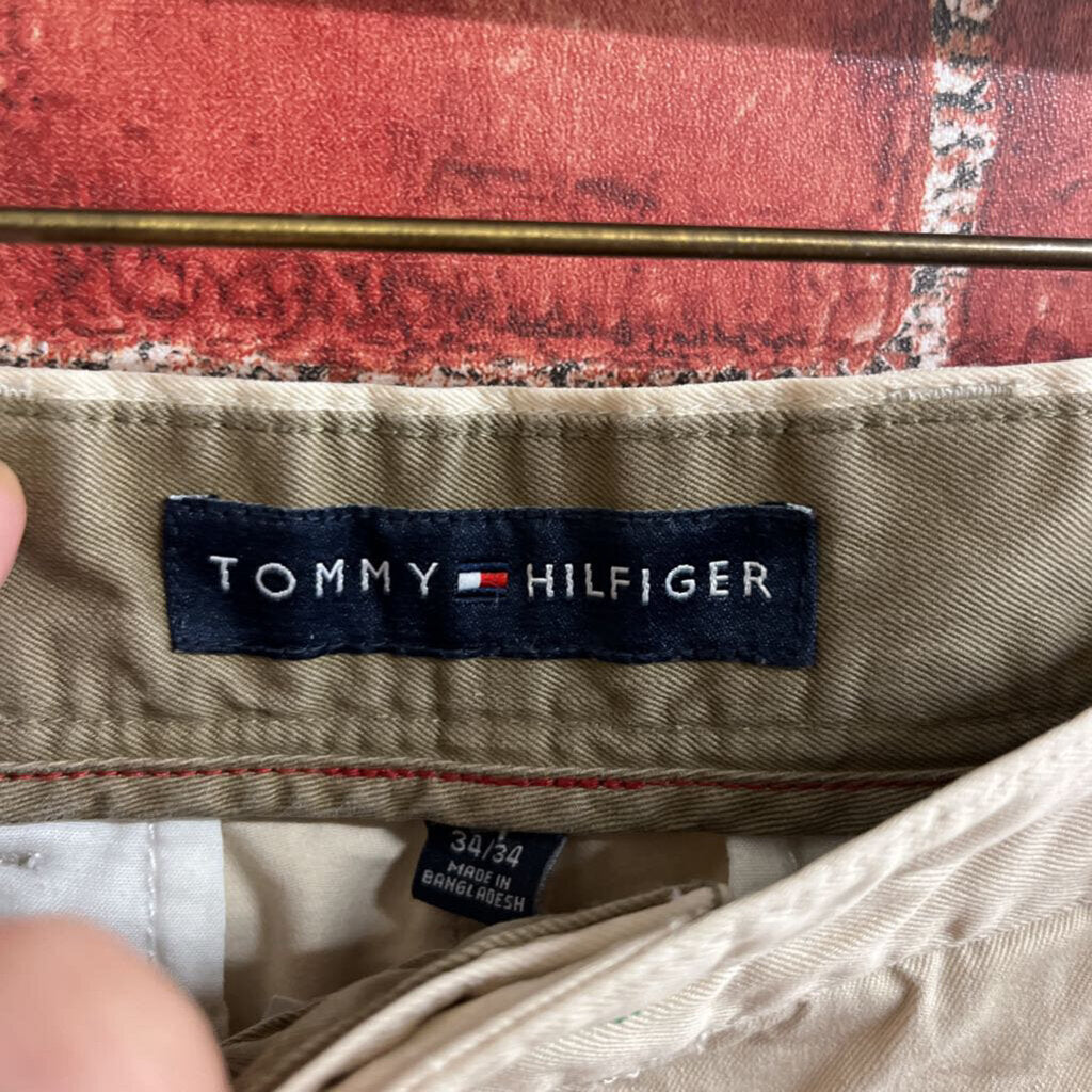 Tommy Hilfiger Wide Leg Khaki Pants Size 34x34