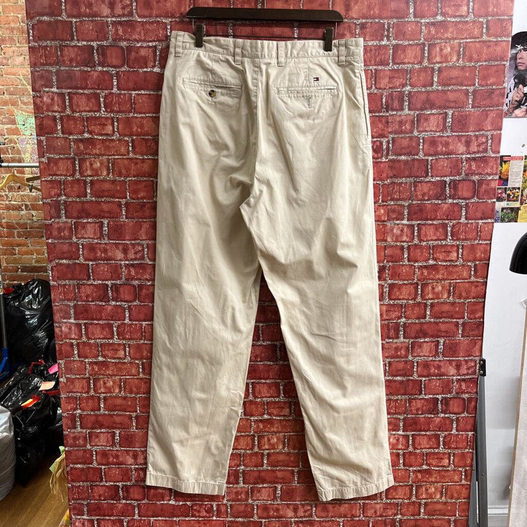 Tommy Hilfiger Wide Leg Khaki Pants Size 34x34