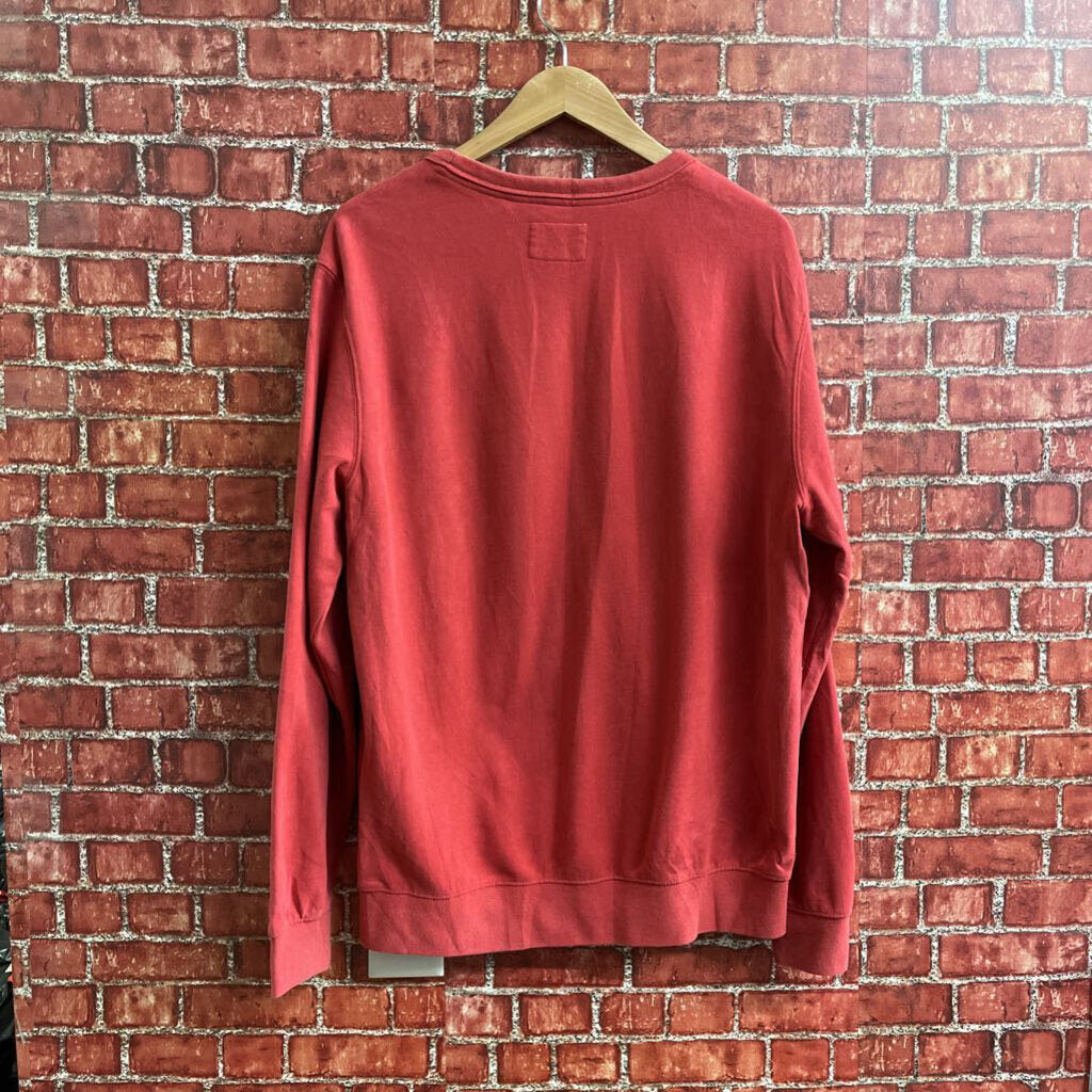 Southern Tide Solid Red Crewneck Size M