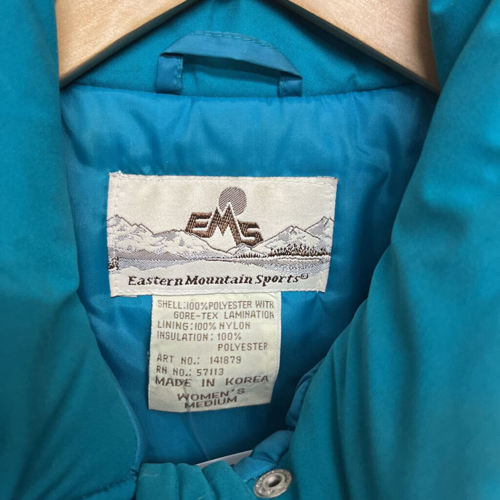 Vintage EMS Puffer Jacket Teal Size M