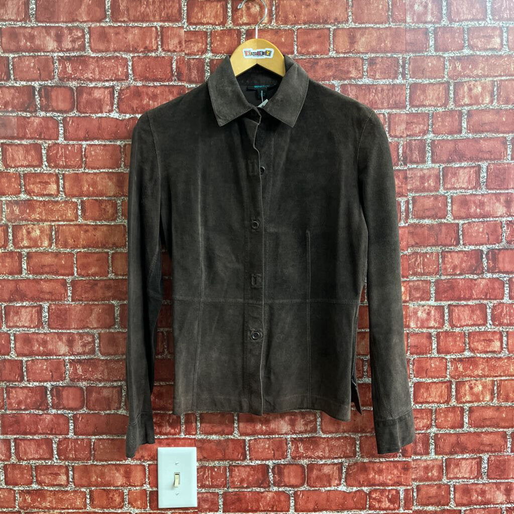 Siena Studios Suede Jacket Brown Size S