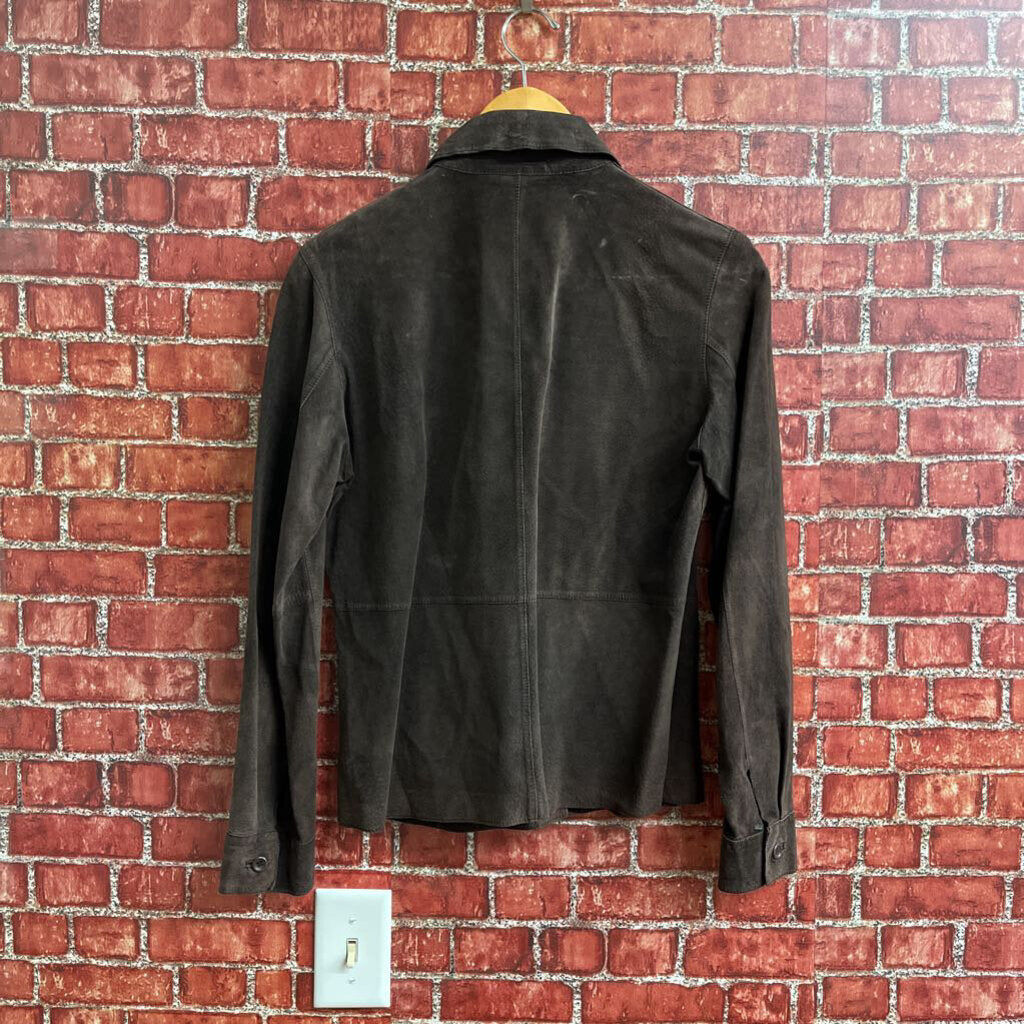 Siena Studios Suede Jacket Brown Size S