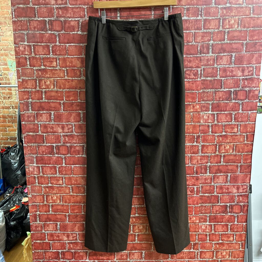 Talbots Wool Trousers Brown Size 14