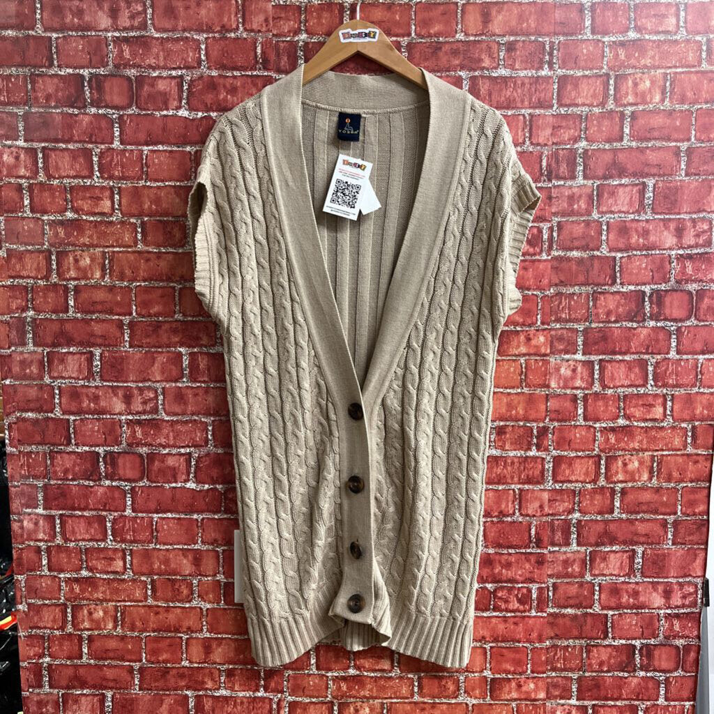 Vintage Y2K Style Yoser Knit Cardigan Size S