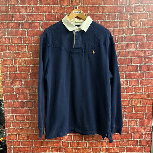 Polo Ralph Lauren Rugby Shirt Blue Size XL