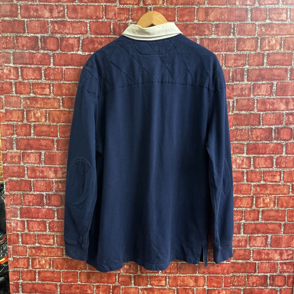 Polo Ralph Lauren Rugby Shirt Blue Size XL