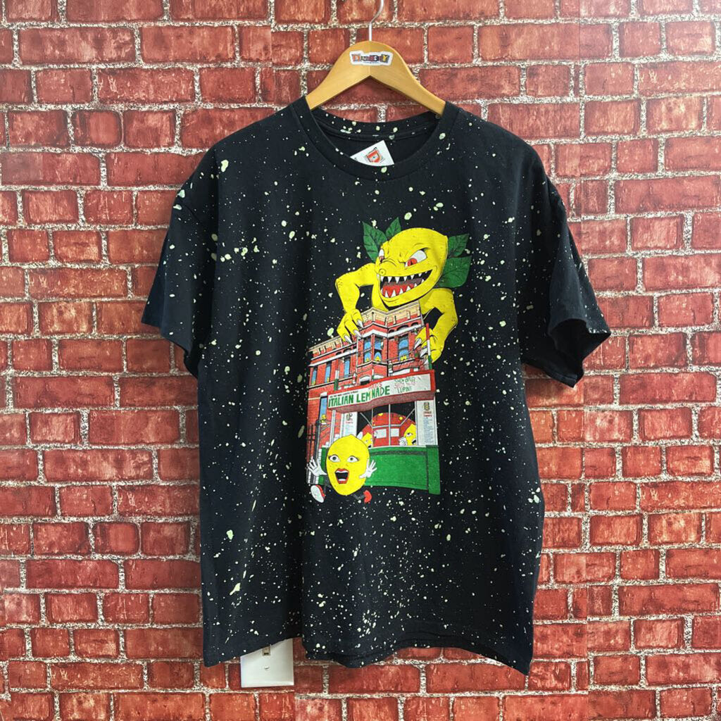 Marios Italian Lemonade Tee Black Size XL