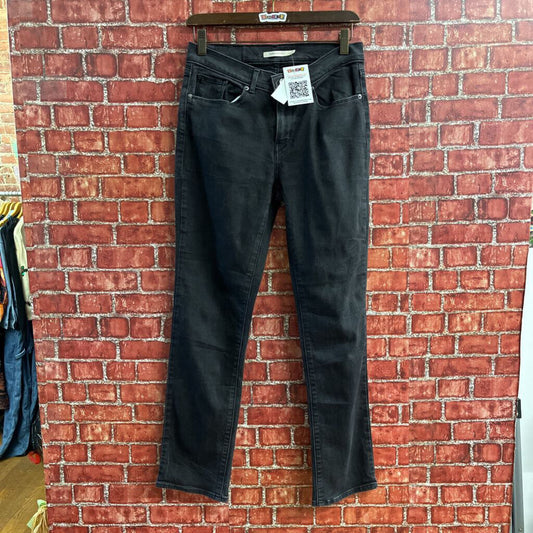 Levis Classic Straight Jeans Black Size 28