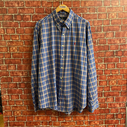 Ralph Lauren Tartan Button Down Size XL