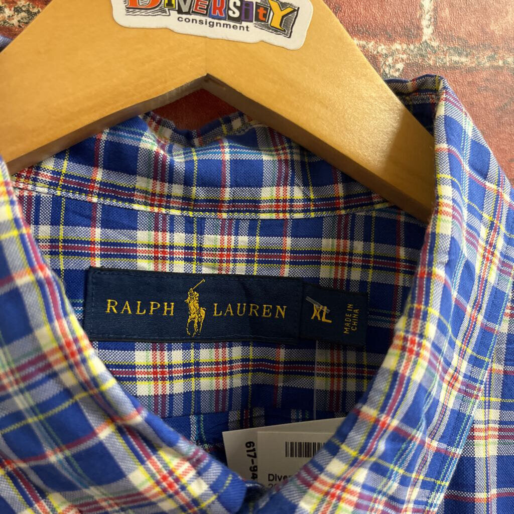 Ralph Lauren Tartan Button Down Size XL