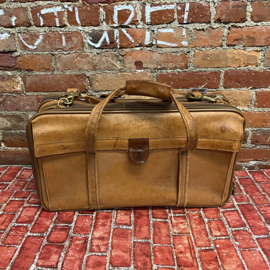 Vintage Hartmann Luggage Leather Duffle Brown