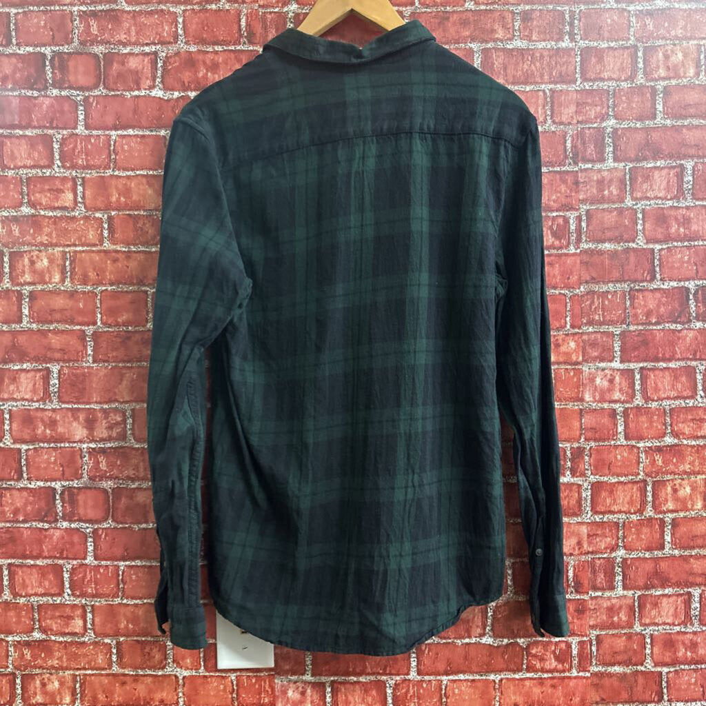 Cedar Wood State Flannel button Down green Size M