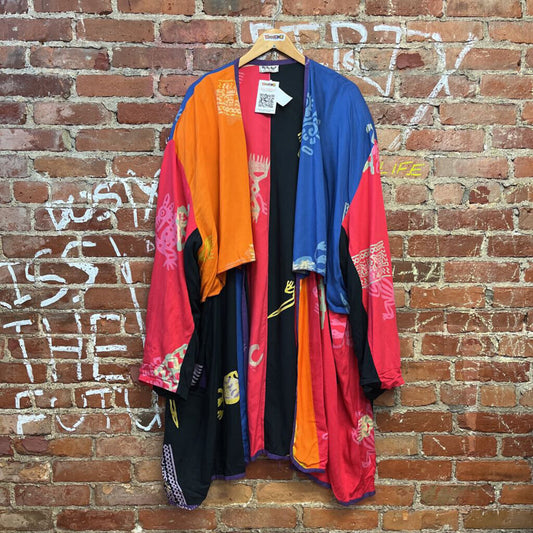 We Be Bop Vintage Robe Cardigan OSFM