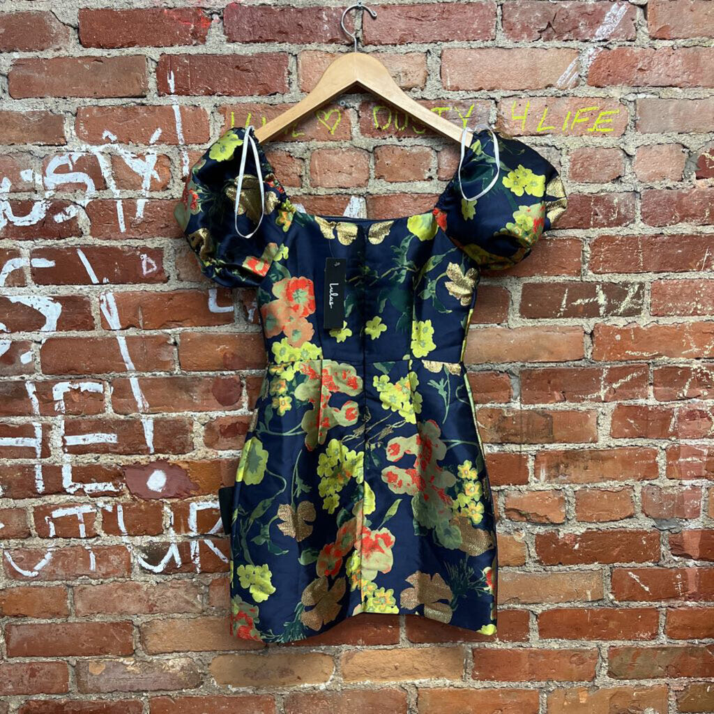 NWT Lulus Floral Pattern Mini Dress Size XXS