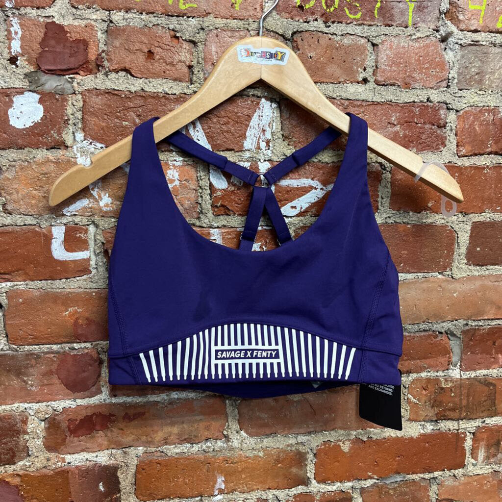 NWT Savage x Fenty Purple Bralette Top Size M