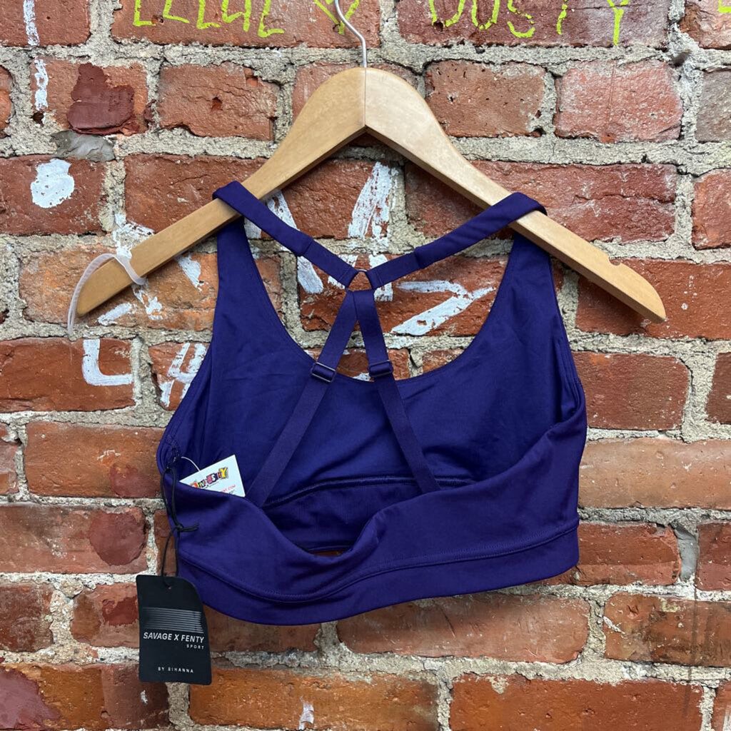 NWT Savage x Fenty Purple Bralette Top Size M