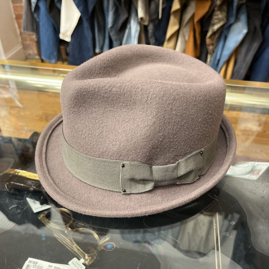 Retro7 Grey Fedora Hat Size M/L