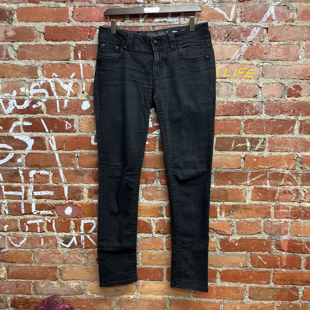 Miss Me Vintage Y2K Skinny Jeans Black Size 28