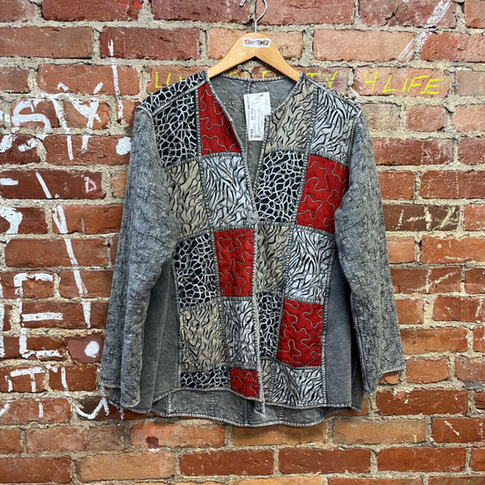 Vintage Patchwork Embroidered Jacket Size OS