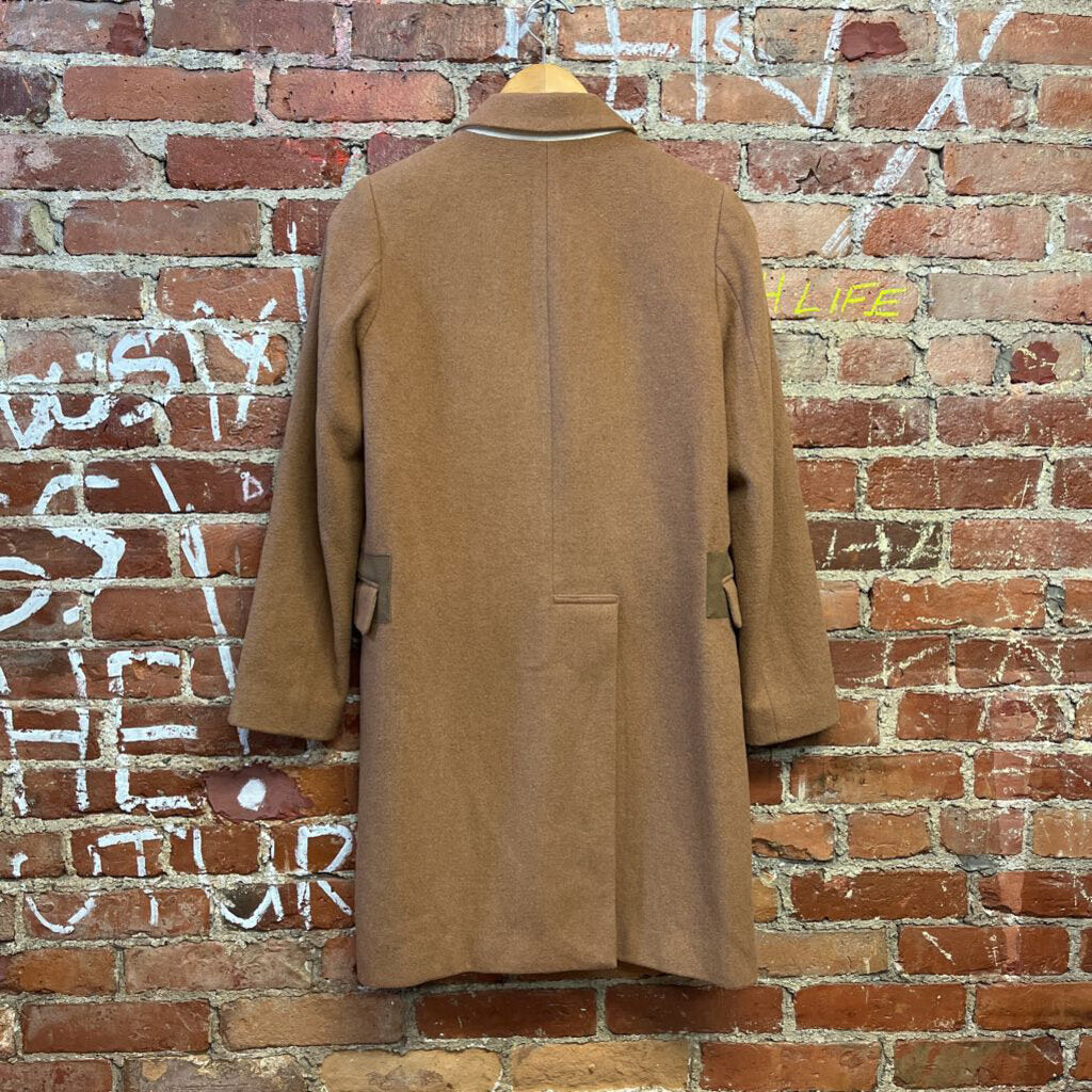 A By Jae Overcoat Brown Wool Size S