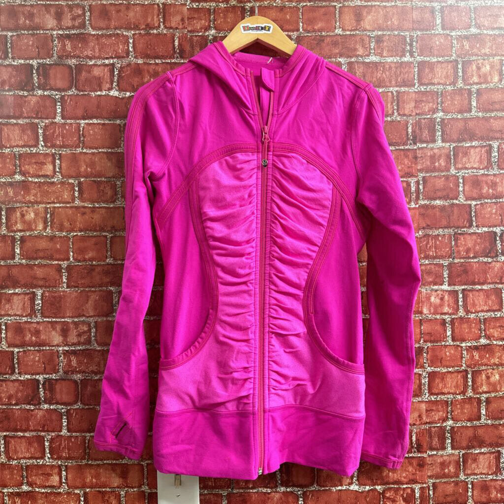 Lululemon Full Zip Hoodie Pink Size M