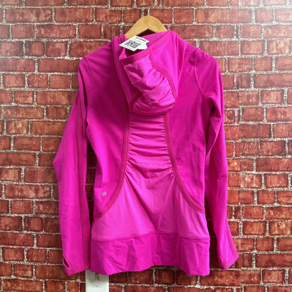 Lululemon Full Zip Hoodie Pink Size M