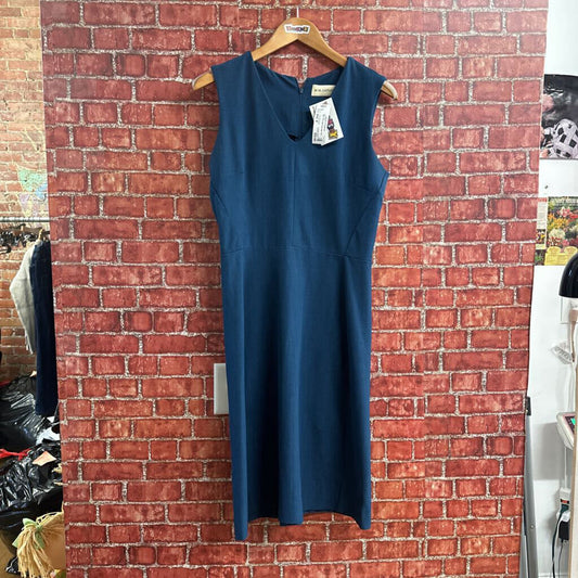 MM Lafleur Midi Dress Blue Size 8