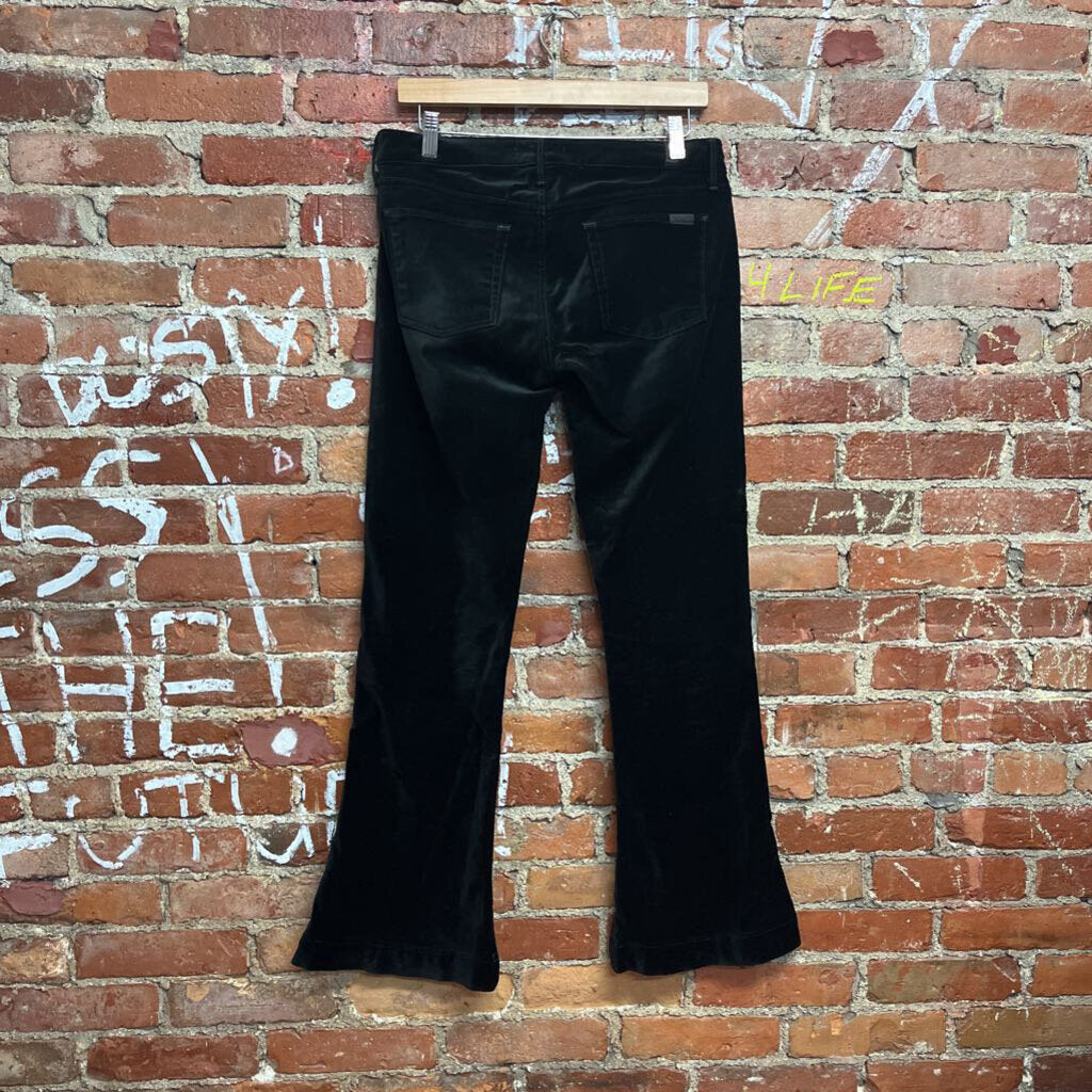 7 For All Mankind Satin Flare Pants Size 28