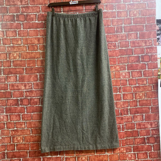 Vintage Odile Stretch maxi Skirt brown Size S