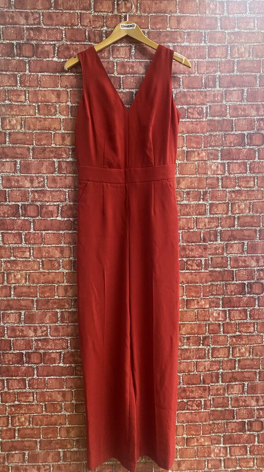 NWT Boden Tank Jumpsuit Red Size 6