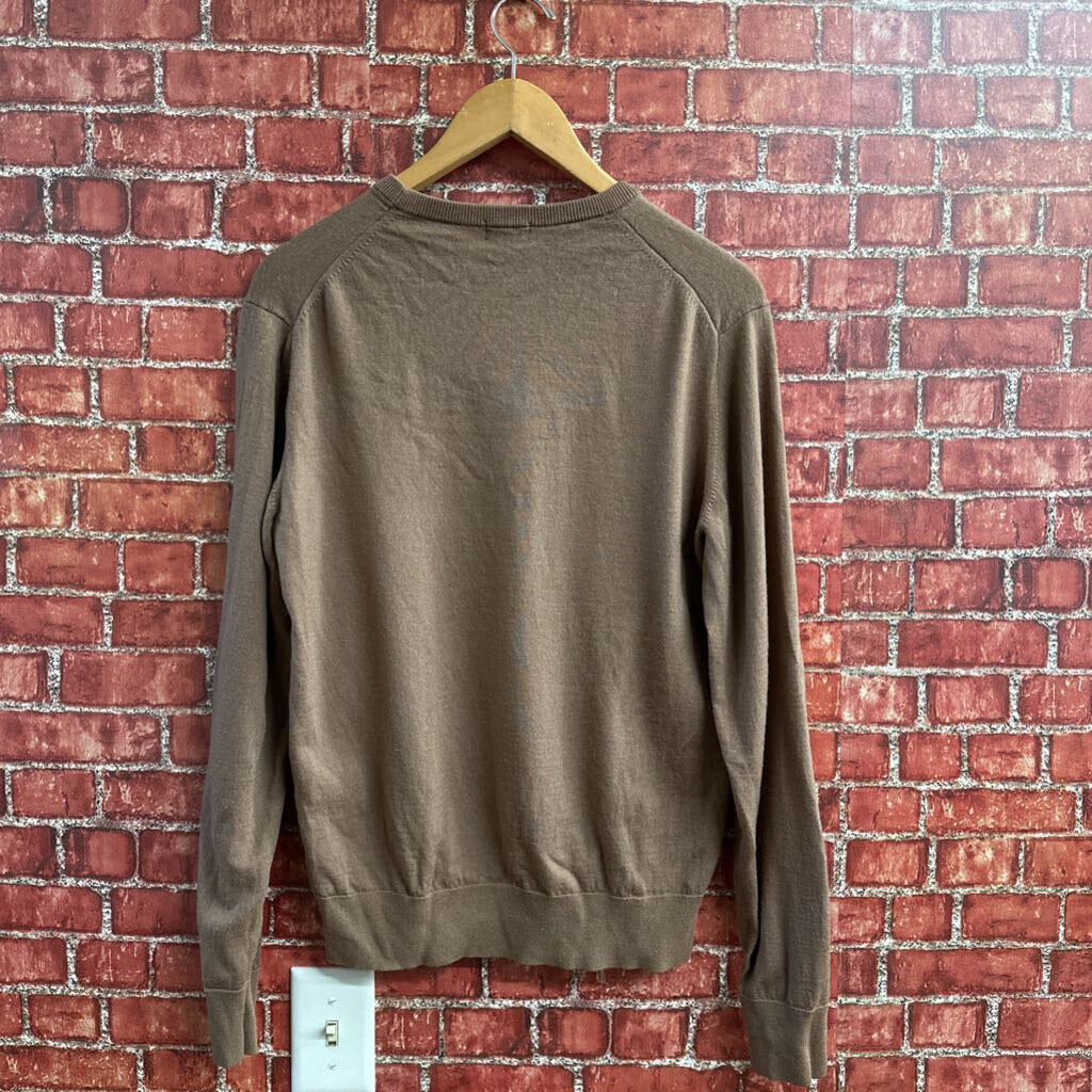 Uniqlo Thin Crewneck Knit Sweater Brown Size M