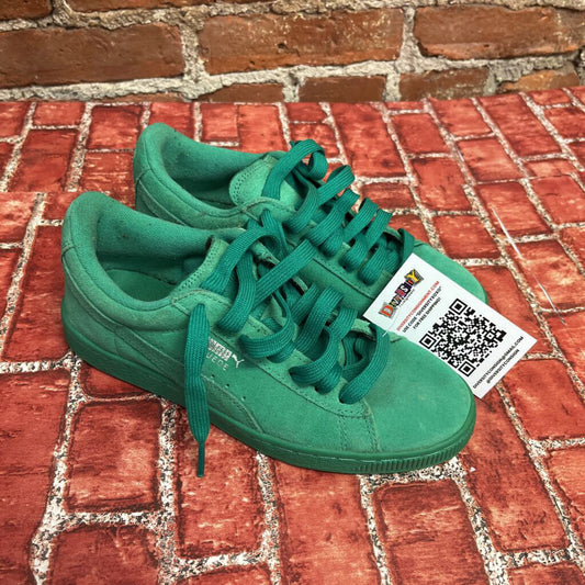 Puma Green Suede Sneakers Size 6.5L