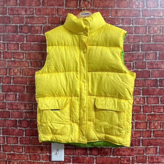 Vintage Nautica Competion Puffer vest yellow Size M