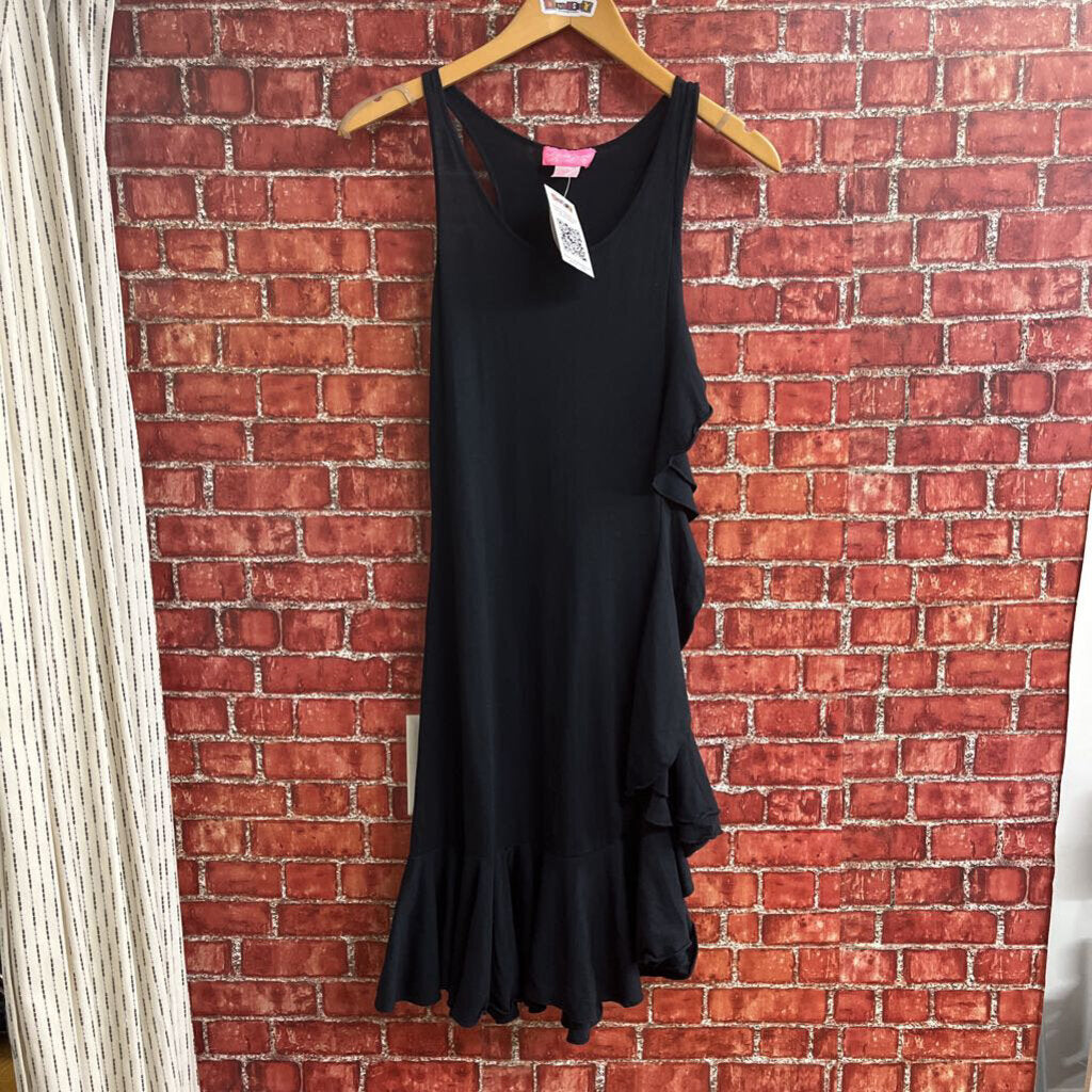 Bella James Ruffle Dress Black Size S