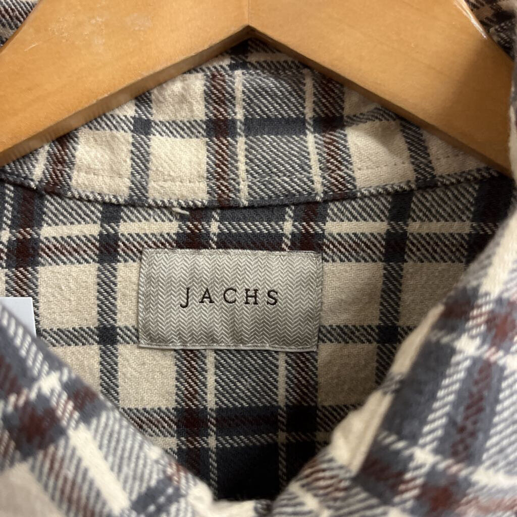 Jachs Brown Plaid Flannel Shirt Size 2XL