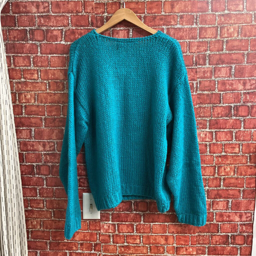 Cheval Dog Knit Sweater Green Size 42