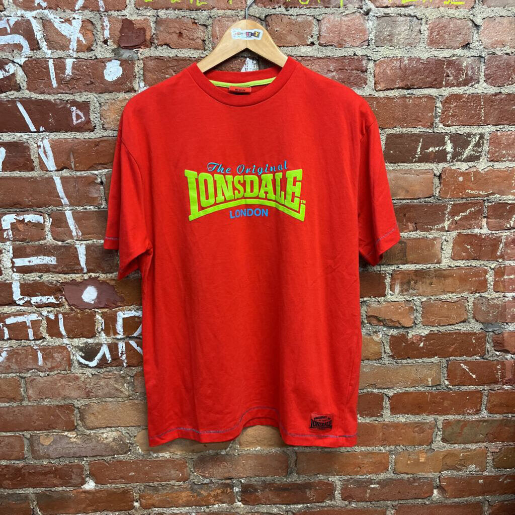 Lonsdale Tee Red size M