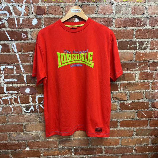 Lonsdale Tee Red size M