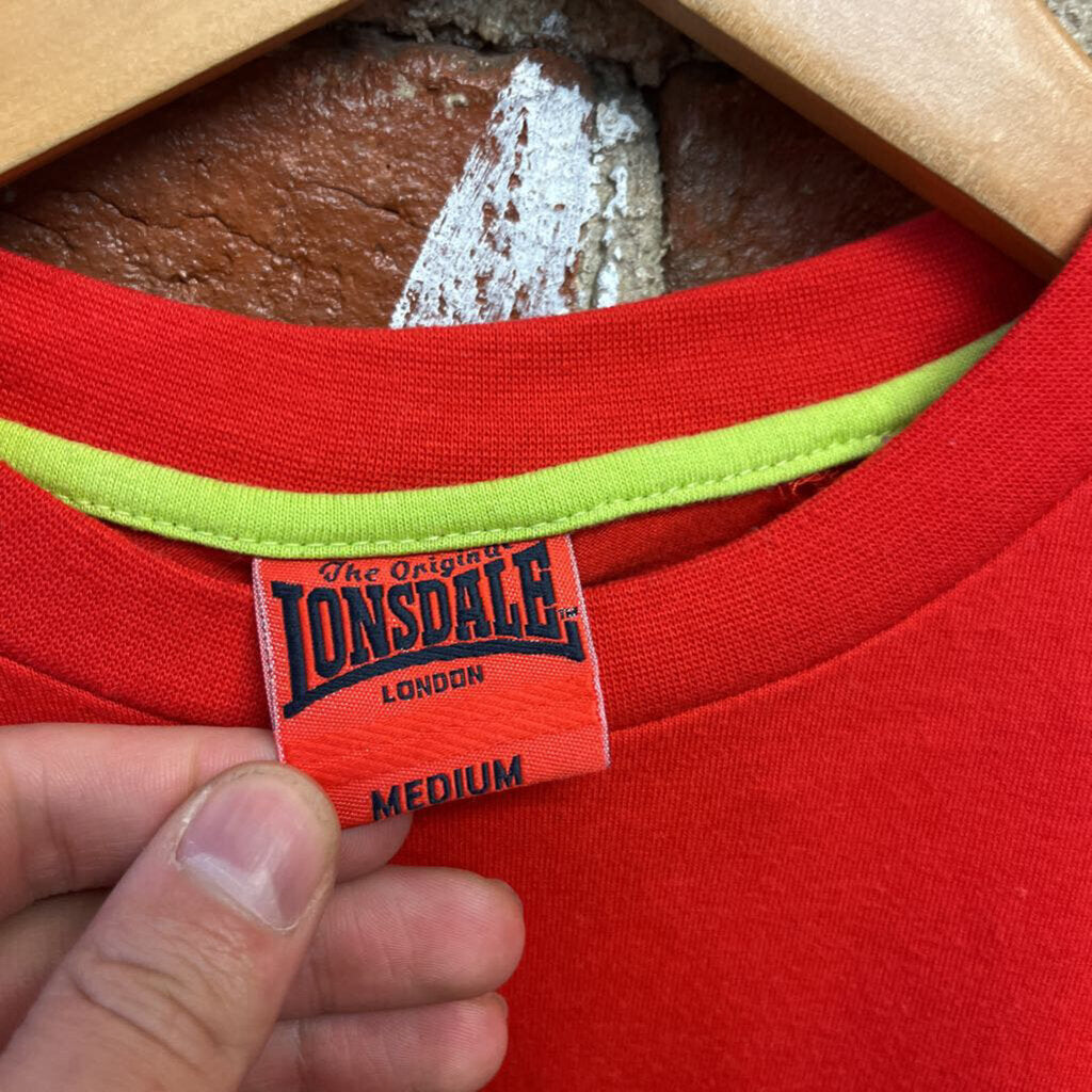 Lonsdale Tee Red size M