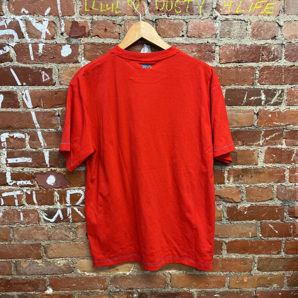 Lonsdale Tee Red size M