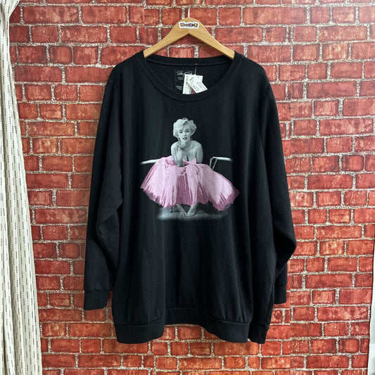 Marilyn Monroe Crewneck Black Size 5